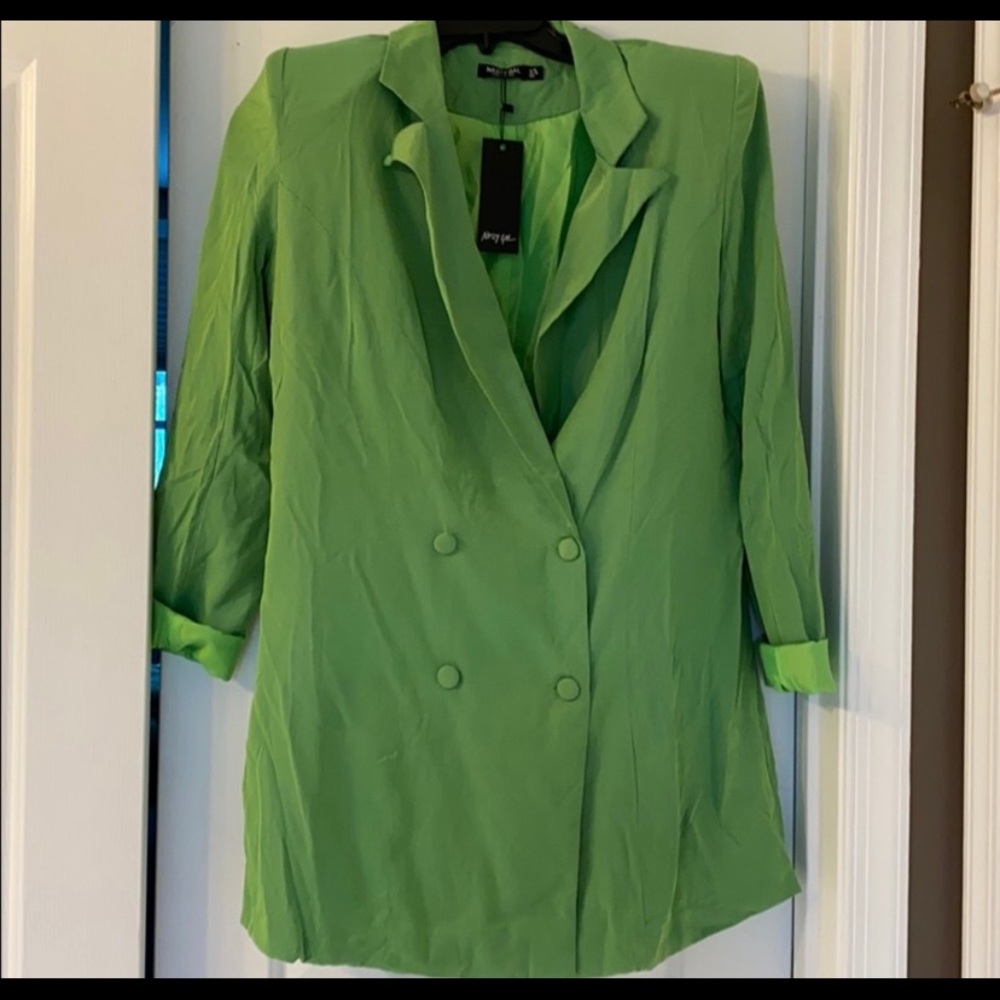 Nasty gal green blazer